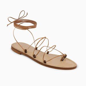 Amanu Serengeti‎ Style 10 Wrap Gladiator Sandals Nude 41 (US 11)
